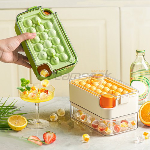 Round ice cube ball - ice,