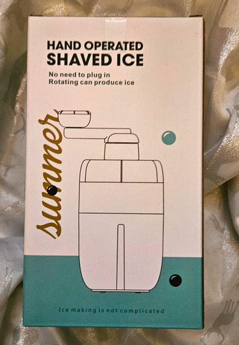 Manual shaved ice maker - manual,